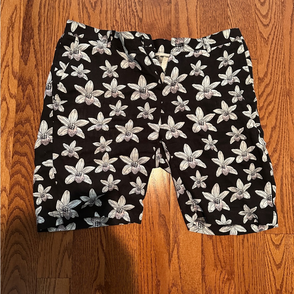 Paisley & Gray Black and White Floral Skirt - Like New (Worn Twice)